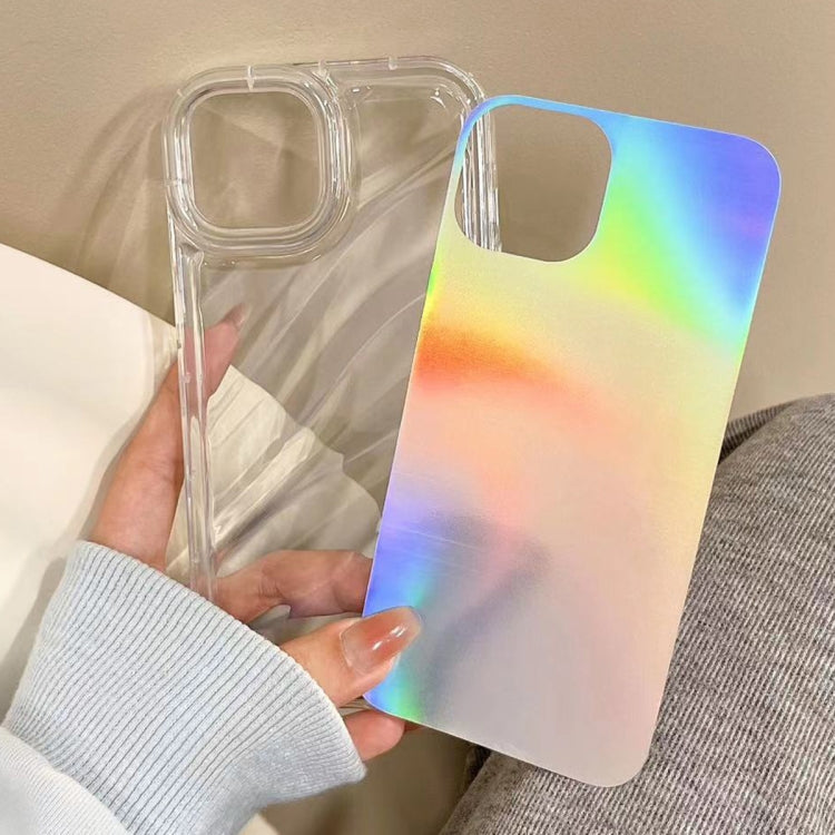 For iPhone 14 Pro Max Laser Sequin Waves TPU Phone Case(Transparent)