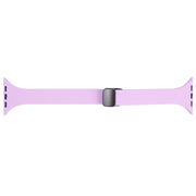 For Apple Watch Ultra 49mm Magnetic Buckle Slim Silicone Watch Band(Lavender)