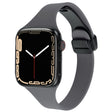 For Apple Watch 8 45mm  Magnetic Buckle Slim Silicone Watch Band(Starry Grey) - Watch Bands by PMC TechLife | Online Shopping South Africa | PMC TechLife