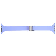 For Apple Watch 6 40mm Magnetic Buckle Slim Silicone Watch Band(Light Purple)