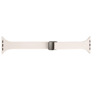 For Apple Watch 6 44mm Magnetic Buckle Slim Silicone Watch Band(Starlight)