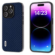 For iPhone 14 Pro Max ABEEL Carbon Fiber Texture Protective Phone Case(Dark Blue) - free shipping - PMC TechLife - Order now!