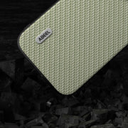 For iPhone 14 ABEEL Carbon Fiber Texture Protective Phone Case(Green)