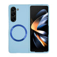 For Samsung Galaxy Z Fold5 Skin Feel Magsafe Magnetic Shockproof PC Phone Case(Blue) - Galaxy Z Fold5 Cases by PMC TechLife | Online Shopping South Africa | PMC TechLife