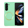 For Samsung Galaxy Z Fold5 Skin Feel Magsafe Magnetic Shockproof PC Phone Case(Green) - Galaxy Z Fold5 Cases by PMC TechLife | Online Shopping South Africa | PMC TechLife