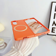 For Samsung Galaxy Z Fold5 Skin Feel Magsafe Magnetic Shockproof PC Phone Case(Orange)
