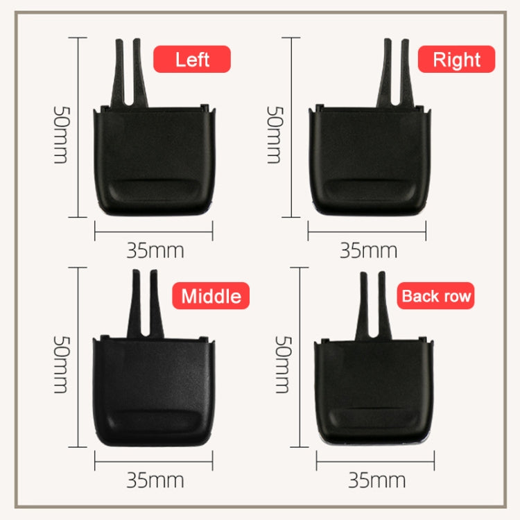 For Porsche Panamera Left Driving Car Air Conditioning Air Outlet Paddle, Type:Middle