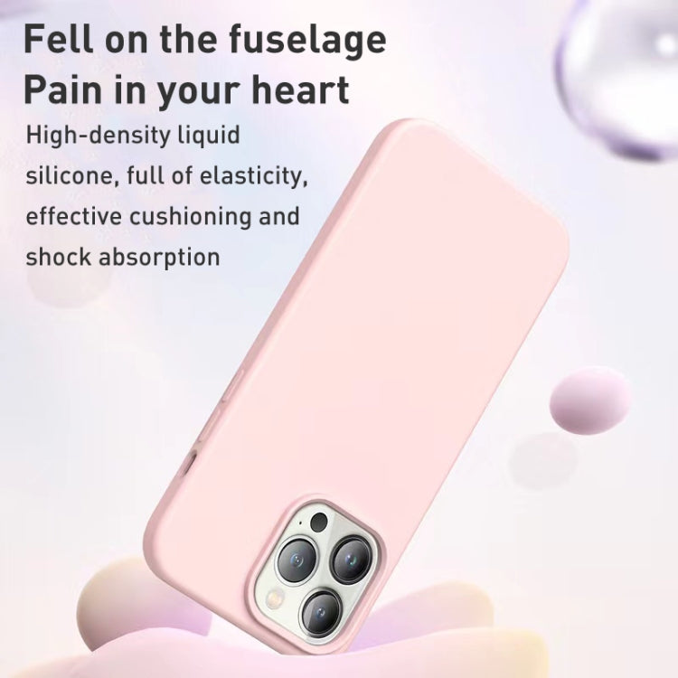 For iPhone 14 Liquid Silicone MagSafe Phone Case(Light Blue)