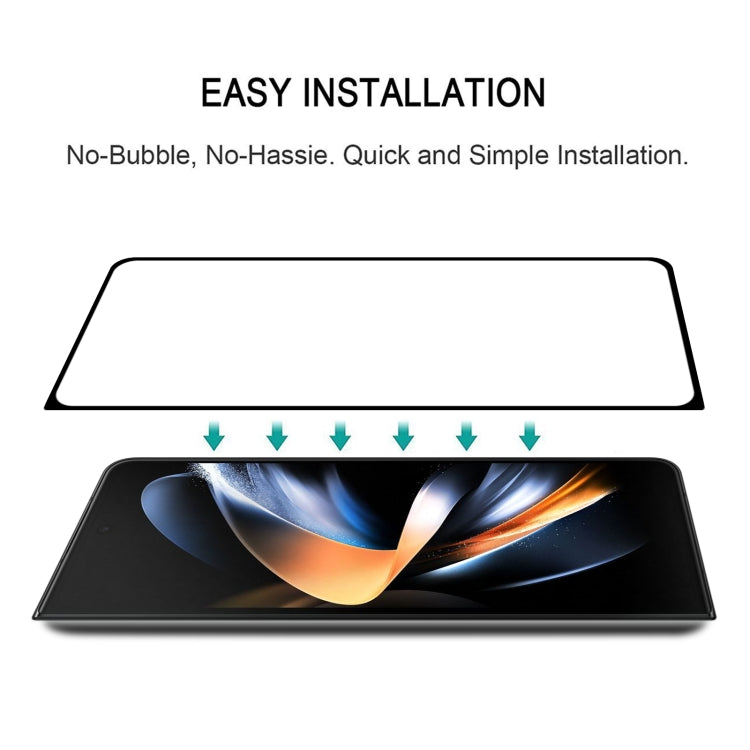 For Samsung Galaxy Z Fold5 Inner Screen Full Glue Full Cover Screen Protector Tempered Glass Film