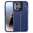 For iPhone 15 Pro Max Litchi Texture Shockproof TPU Phone Case(Blue) - free shipping - PMC TechLife - Order now!