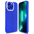 For iPhone 13 Pro Max Hollow Heat Dissipation TPU Phone Case(Blue) - free shipping - PMC TechLife - Order now!