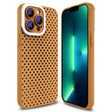 For iPhone 13 Pro Hollow Heat Dissipation TPU Phone Case(Brown) - free shipping - PMC TechLife - Order now!