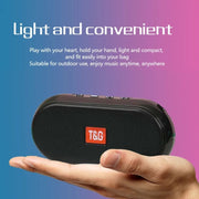 T&G TG179 Outdoor Multifunctional Wireless Bluetooth Speaker Support USB / TF / FM(Green)