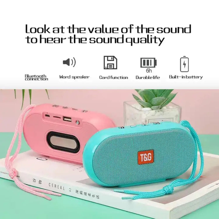 T&G TG179 Outdoor Multifunctional Wireless Bluetooth Speaker Support USB / TF / FM(Green)