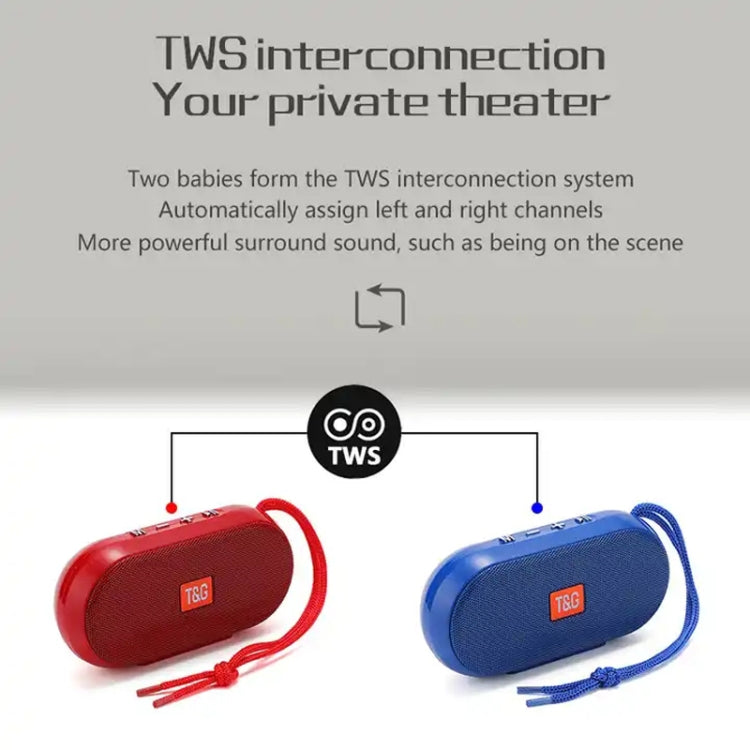 T&G TG179 Outdoor Multifunctional Wireless Bluetooth Speaker Support USB / TF / FM(Green)