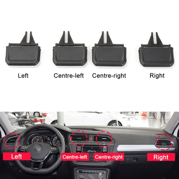 For Volkswagen Tiguan L 17-21 Car Air Conditioning Air Outlet Paddle, Left Driving(Middle-Left)