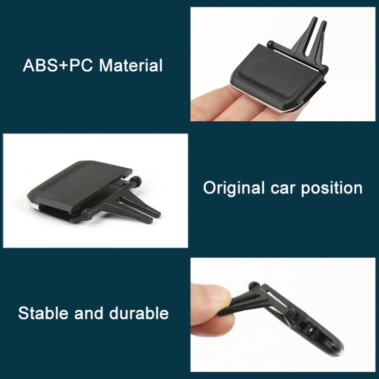 For Volkswagen Tiguan L 17-21 Car Air Conditioning Air Outlet Paddle, Left Driving(Middle-Left)