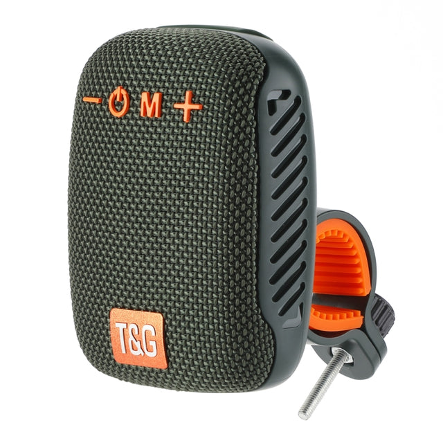 T&G TG-392 Outdoor Bicycle TWS Wireless Bluetooth IPX5 Water-resistant Speaker(Dark Green)
