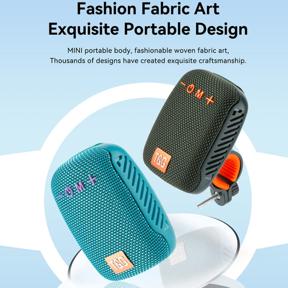 T&G TG-392 Outdoor Bicycle TWS Wireless Bluetooth IPX5 Water-resistant Speaker(Purple)