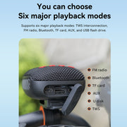 T&G TG-392 Outdoor Bicycle TWS Wireless Bluetooth IPX5 Water-resistant Speaker(Grey)