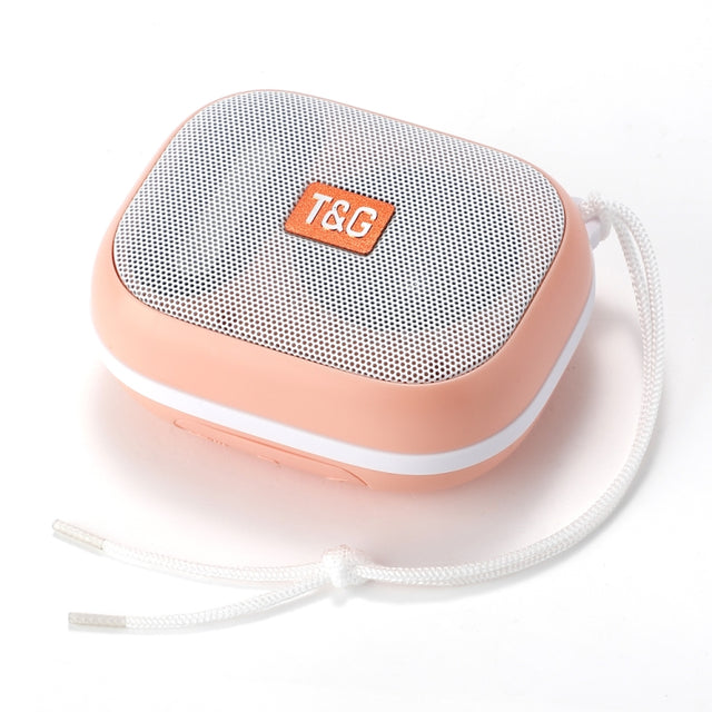 T&G TG-394 Outdoor TWS Wireless Bluetooth IPX7 Water-resistant Speaker(Pink)