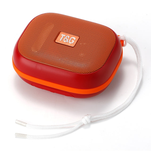 T&G TG-394 Outdoor TWS Wireless Bluetooth IPX7 Water-resistant Speaker(Red)
