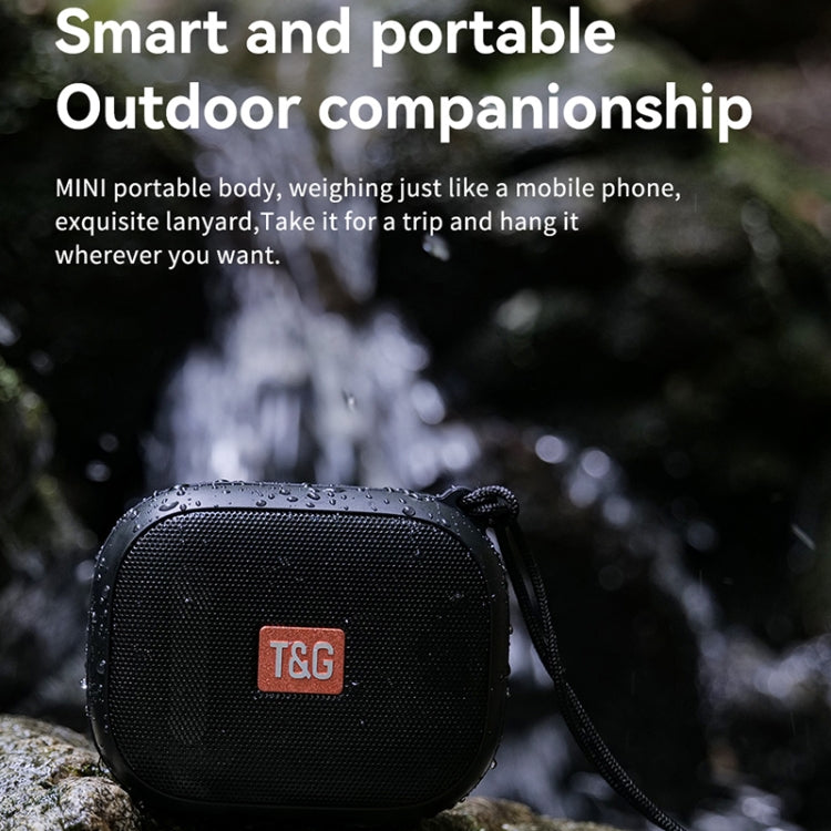 T&G TG-394 Outdoor TWS Wireless Bluetooth IPX7 Water-resistant Speaker(Black)