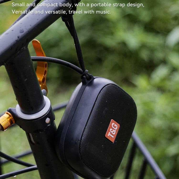 T&G TG-394 Outdoor TWS Wireless Bluetooth IPX7 Water-resistant Speaker(Black)