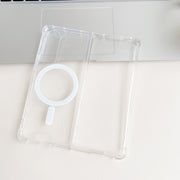 For Samsung Galaxy Z Fold5 5G Magsafe Magnetic Transparent Shockproof Phone Case
