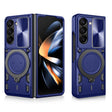 For Samsung Galaxy Z Fold5 CD Texture Sliding Camshield Magnetic Holder Phone Case(Blue) - free shipping - PMC TechLife - Order now!