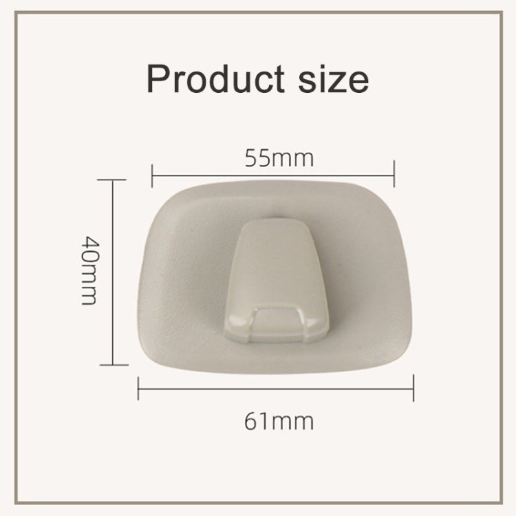 Left-Drive Car Coat Hook Hanger For volvo XC60 / XC90 / S90 / V90 / XC40(Beige Right)