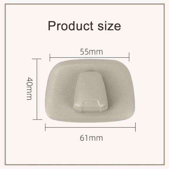 Left-Drive Car Coat Hook Hanger For volvo XC60 / XC90 / S90 / V90 / XC40(Beige Right)