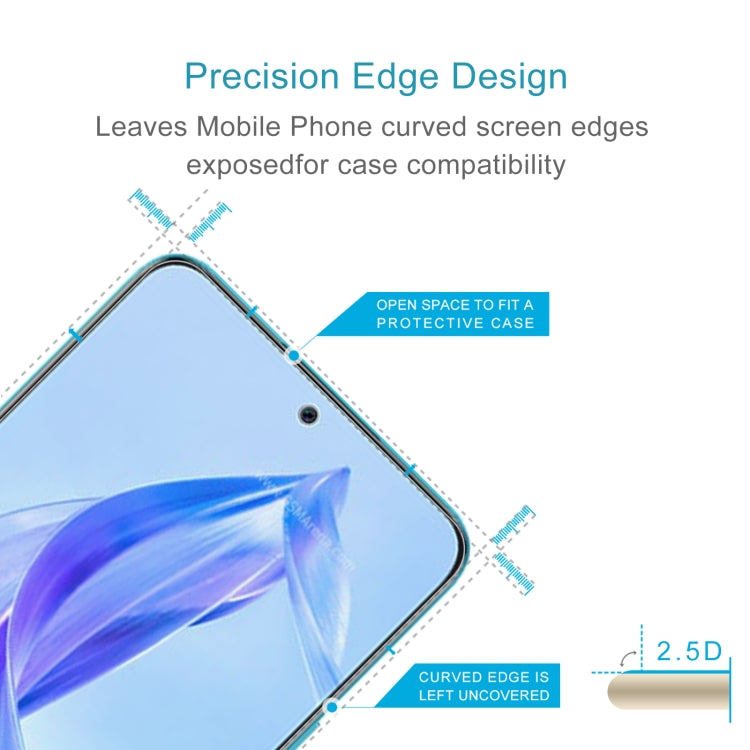 For Honor 90 Lite 10pcs 0.26mm 9H 2.5D Tempered Glass Film