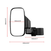 For UTV / ATV UTV-8 Modified Rear View Mirror Side Mirror