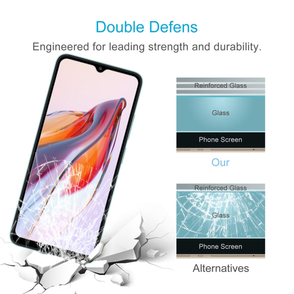 For Xiaomi Redmi 12C / Xiaomi Poco C55 0.26mm 9H 2.5D Tempered Glass Film