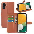 For Samsung Galaxy A14 5G Litchi Texture Horizontal Flip Phone Case with Holder(Brown) - free shipping - PMC TechLife - Order now!