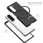 For Samsung Galaxy Z Fold5 Magsafe Magnetic Folding PC Phone Case(Black)