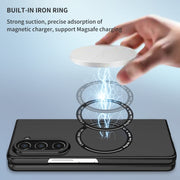 For Samsung Galaxy Z Fold5 Magsafe Magnetic Folding PC Phone Case(Black)