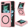 For Samsung Galaxy Z Flip5 5G Magsafe Magnetic Folding PC Phone Case(Pink) - Galaxy Z Flip5 Cases by PMC TechLife | Online Shopping South Africa | PMC TechLife