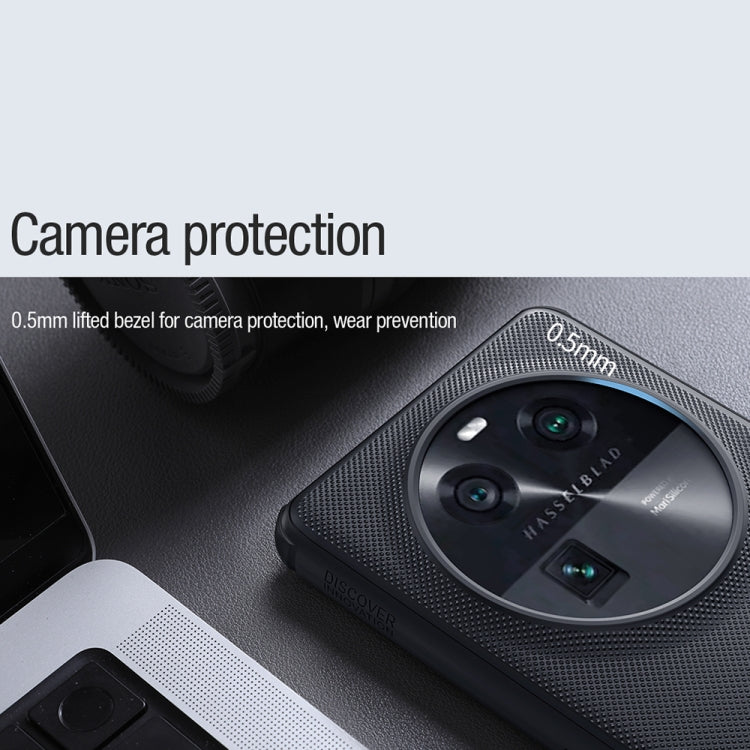 For OPPO Find X6 NILLKIN Frosted Shield Pro Magnetic Magsafe Phone Case(Black)