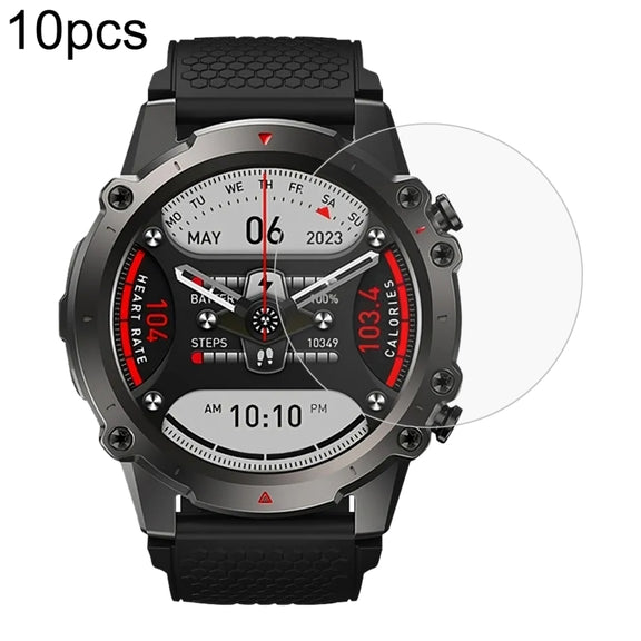 For Zeblaze Vibe 7 Lite 10pcs 0.26mm 2.5D 9H Tempered Glass Film Watch Screen Protector