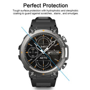 For Zeblaze Vibe 7 50pcs 0.26mm 2.5D 9H Tempered Glass Film Watch Screen Protector