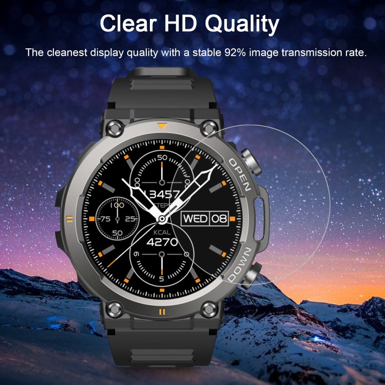 For Zeblaze Vibe 7 50pcs 0.26mm 2.5D 9H Tempered Glass Film Watch Screen Protector