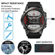 For Zeblaze Vibe 7 Lite 50pcs 0.26mm 2.5D 9H Tempered Glass Film Watch Screen Protector