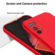 For Hisense Infinity H50S 5G Pure Color Liquid Silicone Shockproof Phone Case(Red)