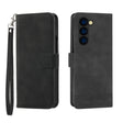 For Samsung Galaxy Z Fold5 Dierfeng Dream Line TPU + PU Leather Phone Case(Black) - free shipping - PMC TechLife - Order now!