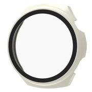 For Huawei Watch 4 Tempered Film + PC Integrated Watch Protective Case(White)