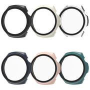 For Huawei Watch 4 Tempered Film + PC Integrated Watch Protective Case(White)