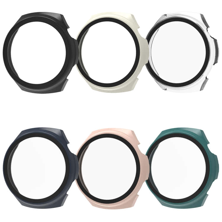 For Huawei Watch 4 Pro Tempered Film + PC Integrated Watch Protective Case(Transparent)