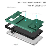 For Google Pixel 8 Pro Stereoscopic Holder Sliding Camshield Phone Case(Green)